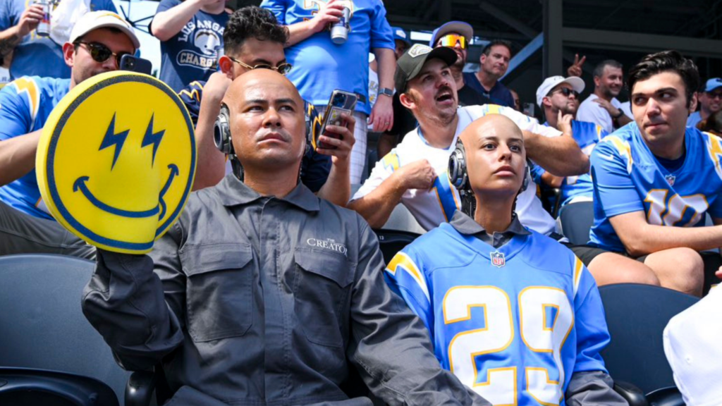 Who are AI Robots at Chargers Game?