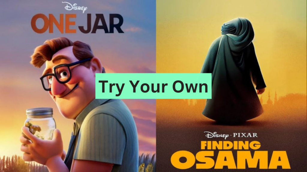Make AI Generated Disney Pixar Movie Posters [Free] Now!