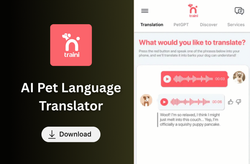 Try Traini: AI Pet Language Translator